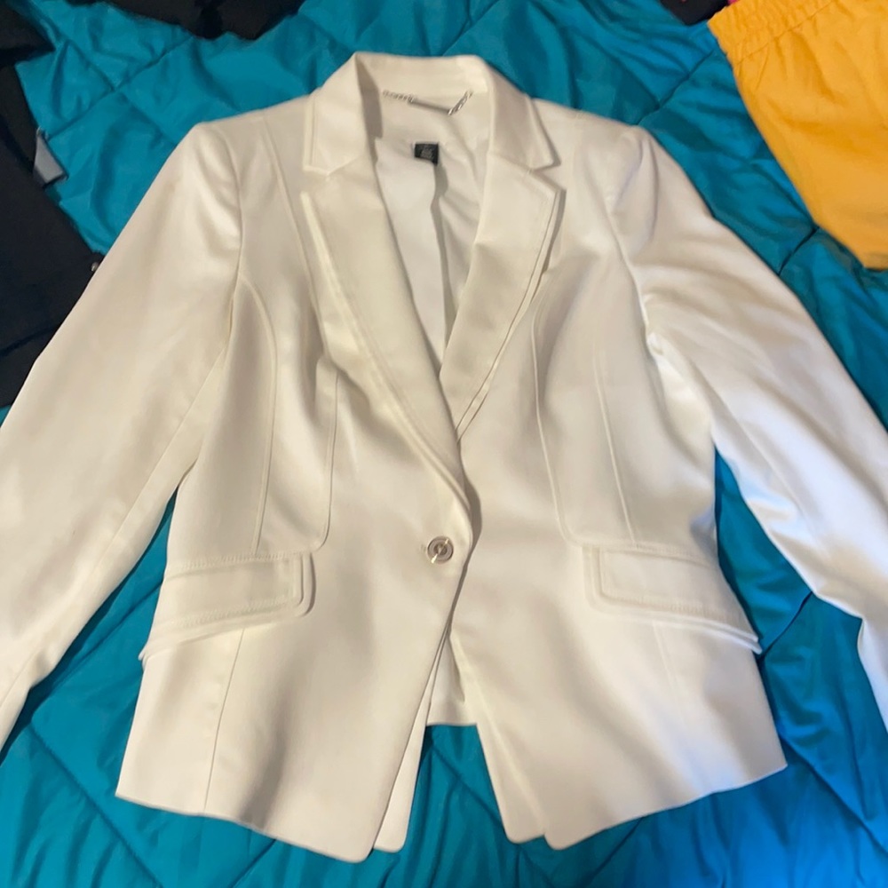 White blazer